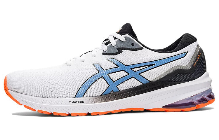 Asics GT-1000 11 舒适 耐磨 低帮 跑步鞋 男款 白蓝 / Кроссовки Asics GT-1000 11 1011B354-100