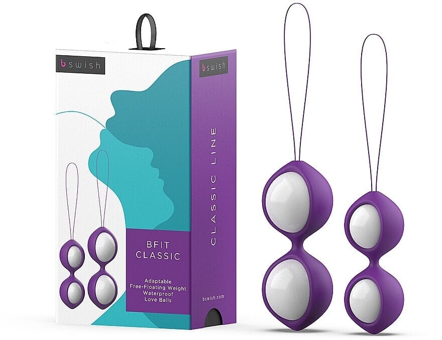 Vaginalkugeln lila - B Swish Bfit Classic Kegal Balls Purple