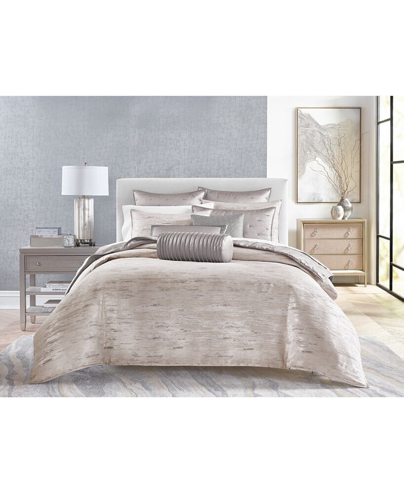 Hotel Collection impasto Stone 3-Pc. Duvet Cover Set, Full/Queen, Created for Macy's