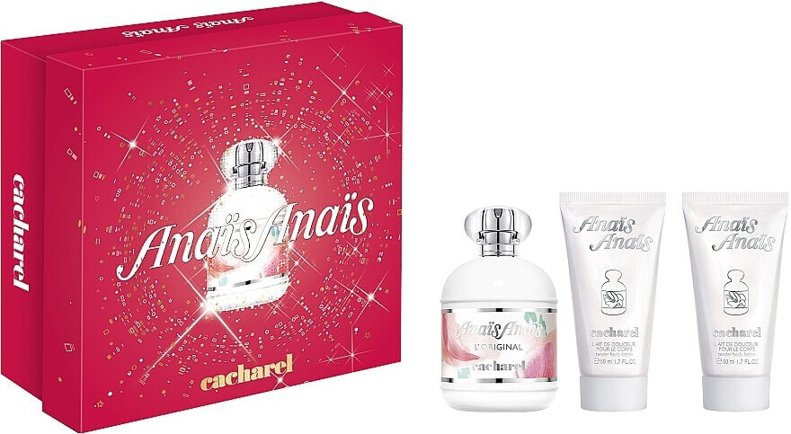 Cacharel Anais Anais L'Original - Duftset (Eau de Toilette /100 ml + Körperlotion /2x50 ml)