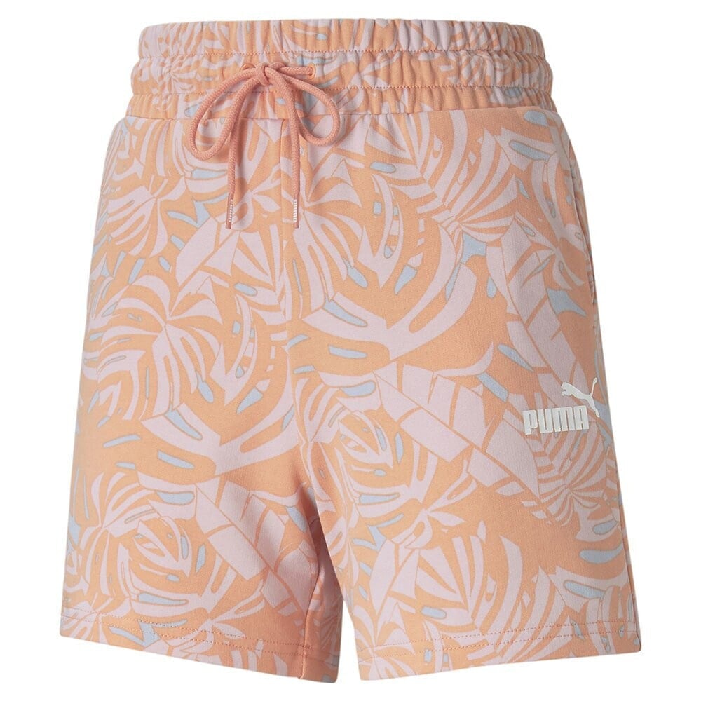 PUMA Floral Vibes High Waist Aops Shorts