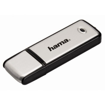 Hama 00104308 USB флеш накопитель 32 GB USB тип-A 2.0 Черный, Серебристый