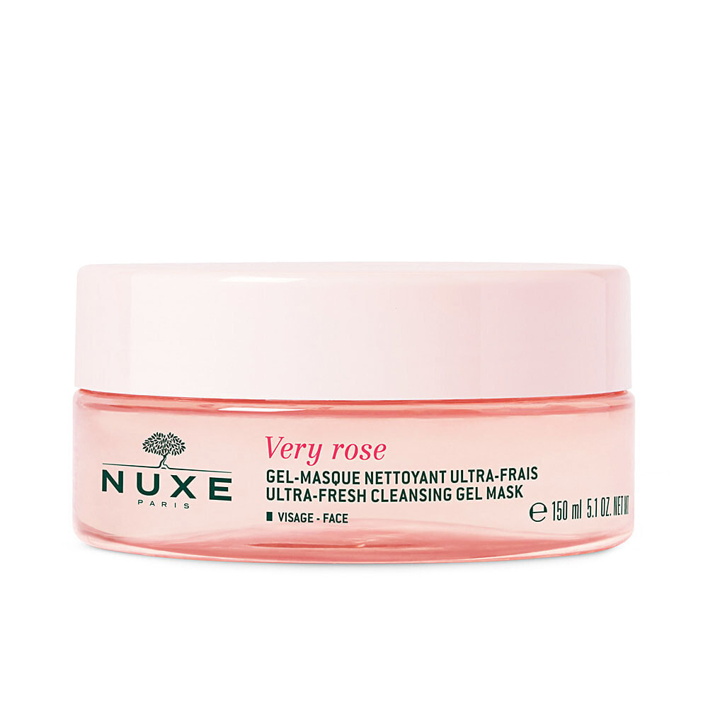 Nuxe Very Rose Ultra-Fresh Cleansing Gel Mask Очищающая гелевая маска с розовой водой для всех типов кожи 150 мл
