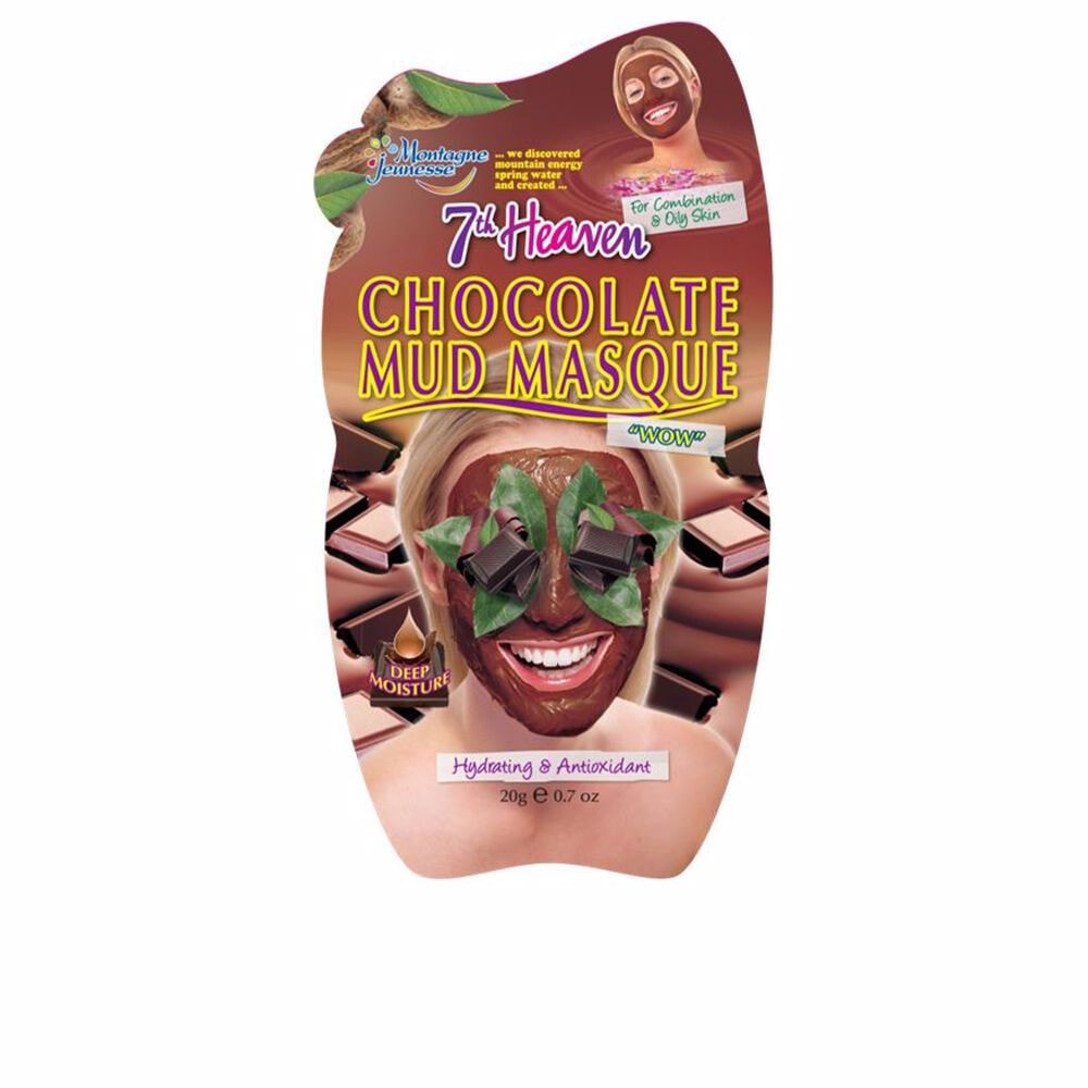 7th Heaven Mud Chocolate Mask Антиоксидантная шоколадная маска для комбинированной и жирной кожи 20 г