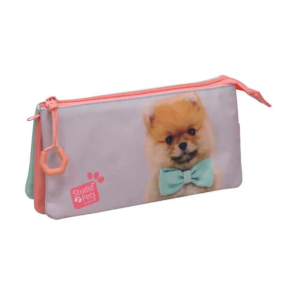 STUDIO PETS Doggie Triple Pencil Case