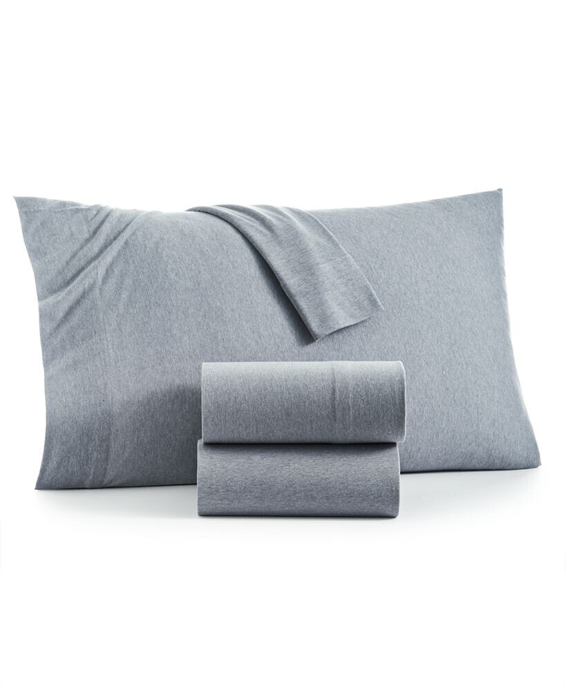 Home Design jersey 3-Pc. Sheet Set, Twin, Created for Macy's