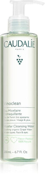 Caudalie Vinoclean Micellar Cleansing Water Мицеллярная очищающая вода для лица и глаз 200 мл