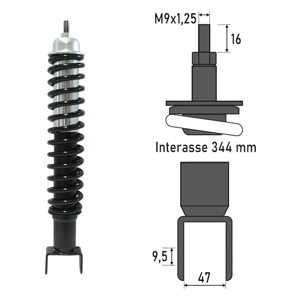 BCR Piaggio Vespa 50/125 cc rear shock