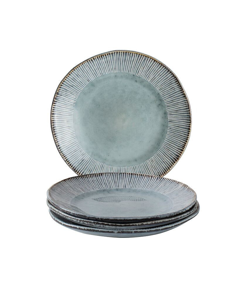 Solid 4 Bread Plates Set, Service for 4