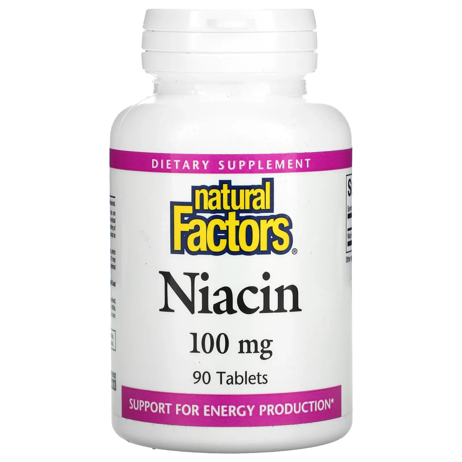 Niacin, 100 mg, 90 Tablets