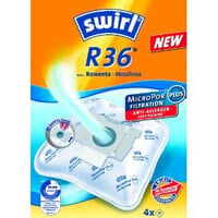 Swirl R 36 - Dust bag - Fleece - Rowenta - Moulinex - Box - 4 pc(s)