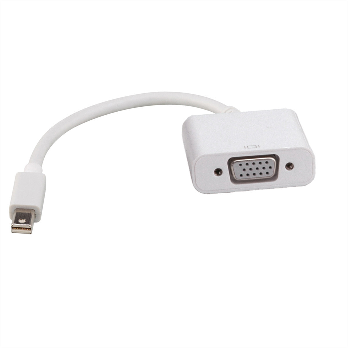 ROLINE Mini DisplayPort-VGA Adapter, Mini DP M - VGA F white Белый 12.03.3125