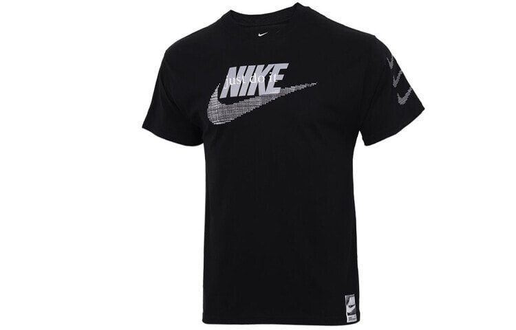 Nike Sportswear 复古图案印花T恤 男款 黑色 / Футболка Nike Sportswear T CW0376-010