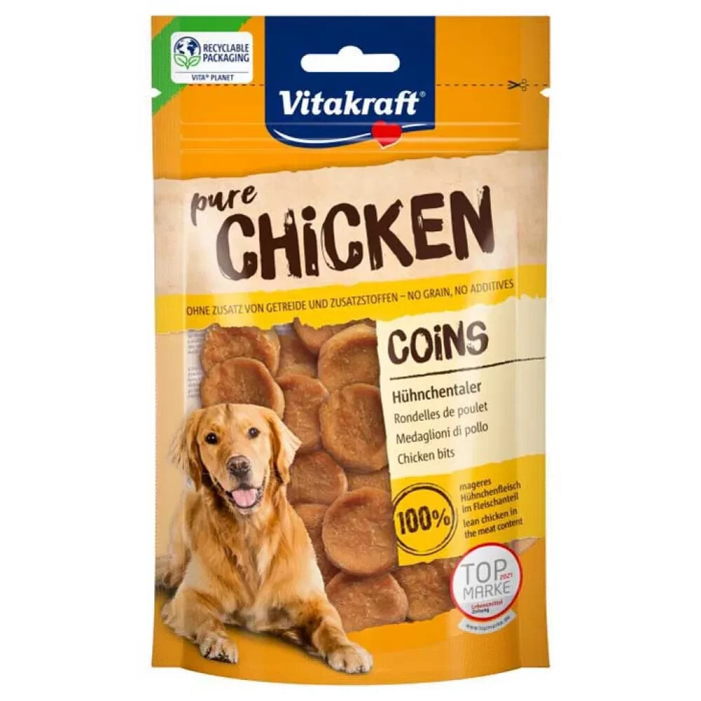 VITAKRAFT Chicken coin snack 80g 8 units