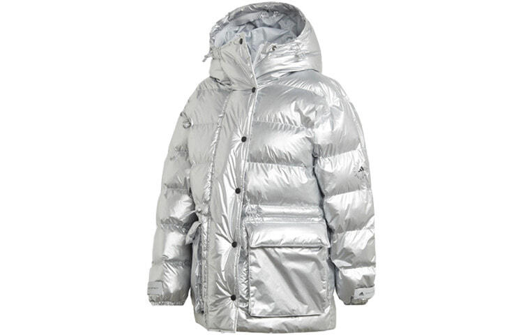 Stella Mccartney X Adidas Puffer Jackets Women's Silver