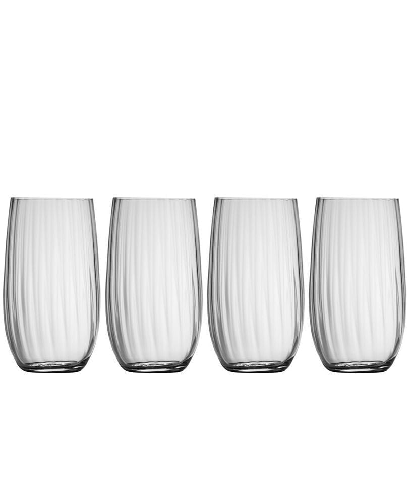 Belleek Pottery erne Hiball Glass Set of 4