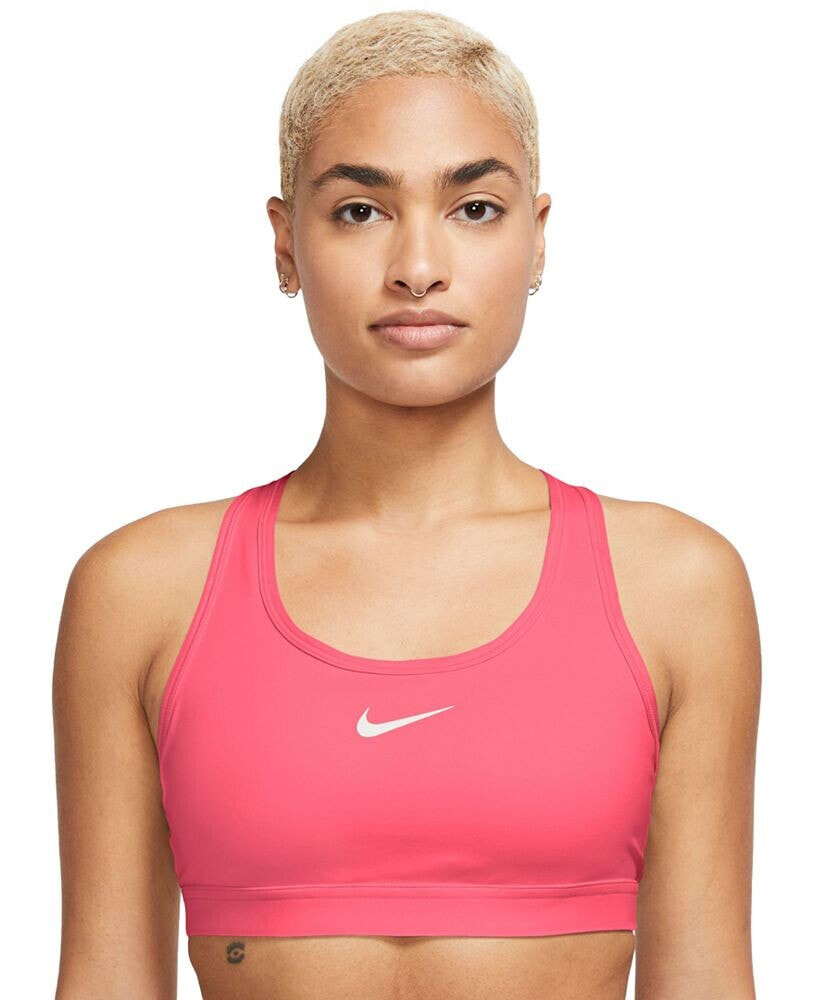 Nike women's Swoosh Padded Medium-Impact Sports Bra