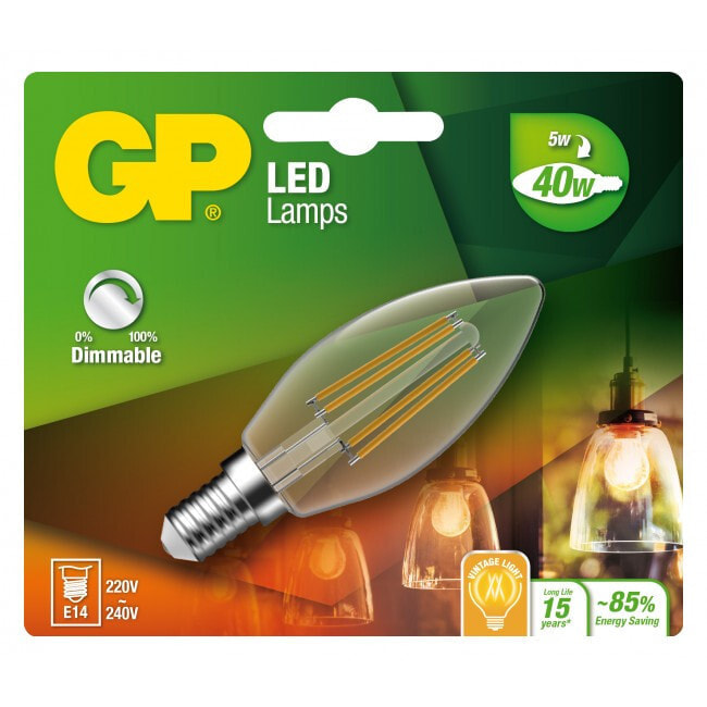 GP Batteries 078166-LDCE1 LED лампа 5 W E14 A+ 472107