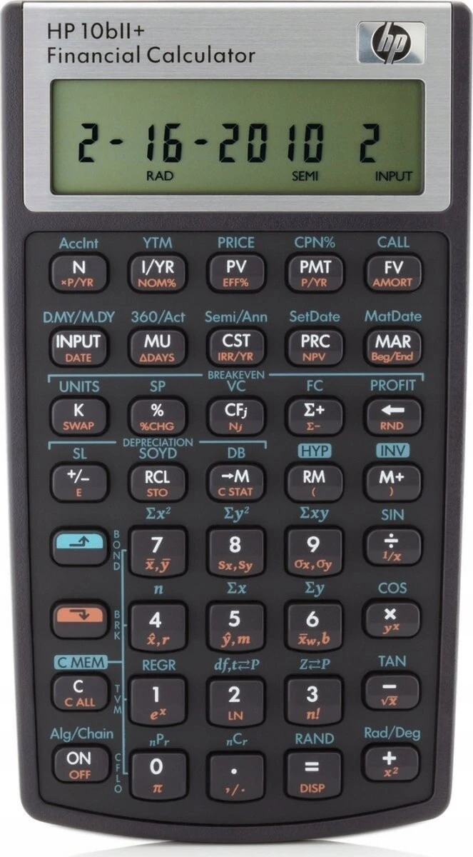 Kalkulator HP HP 10bII+ Financial Calculator-Bluestar - Finanční kalkulátor