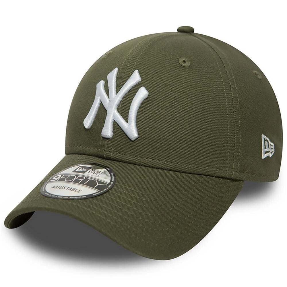 Мужская бейсболка бейсбольная зеленая с логотипом New Era 9FORTY Mlb New York Yankees