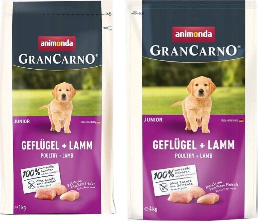 Animonda ANIMONDA Gran Carno Junior Poultry + Lamb 4kg