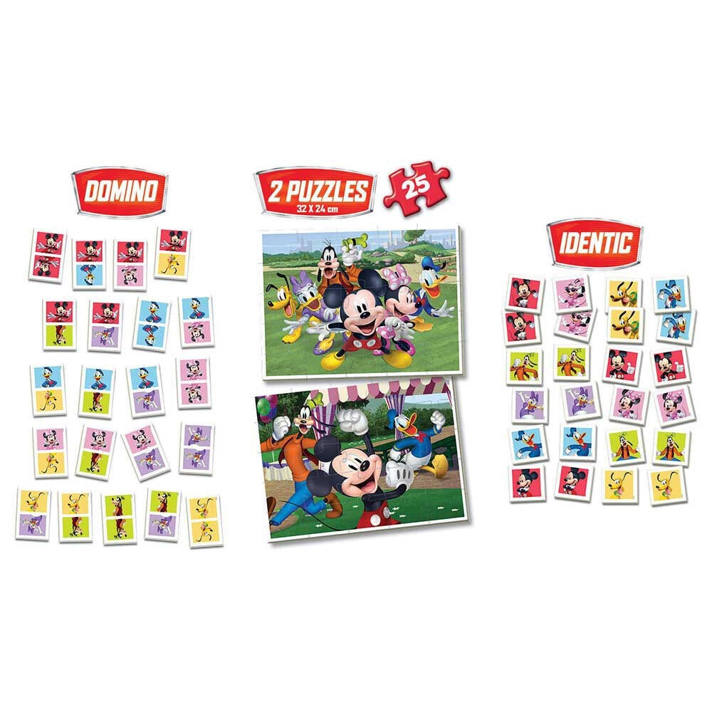 Educa borras 81 Pieces El Abecedario Mickey And Friends Wooden Puzzle  Multicolor