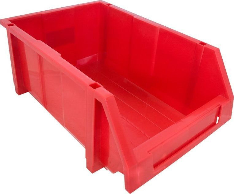 Ящик для строительных инструментов Unibox Skrzynka magazynowa czerwona nr. 4 380x245x150 mm