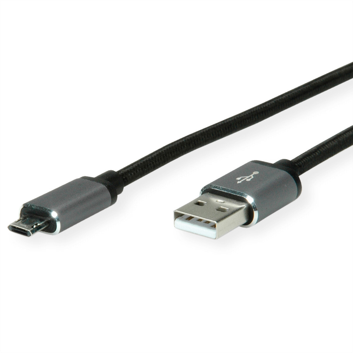 ROLINE 11.02.8772 USB кабель 3 m 2.0 USB A Micro-USB B Черный