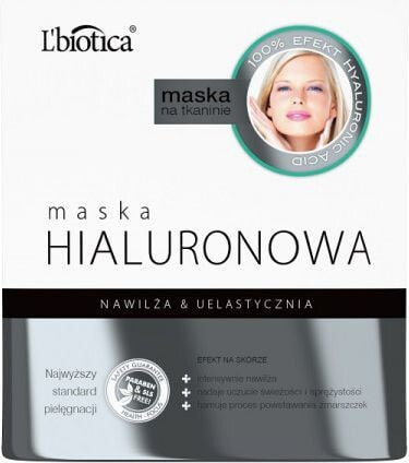 Маска для лица Lbiotica Maska hialuronowa - Intensywne nawilżenie 23ml