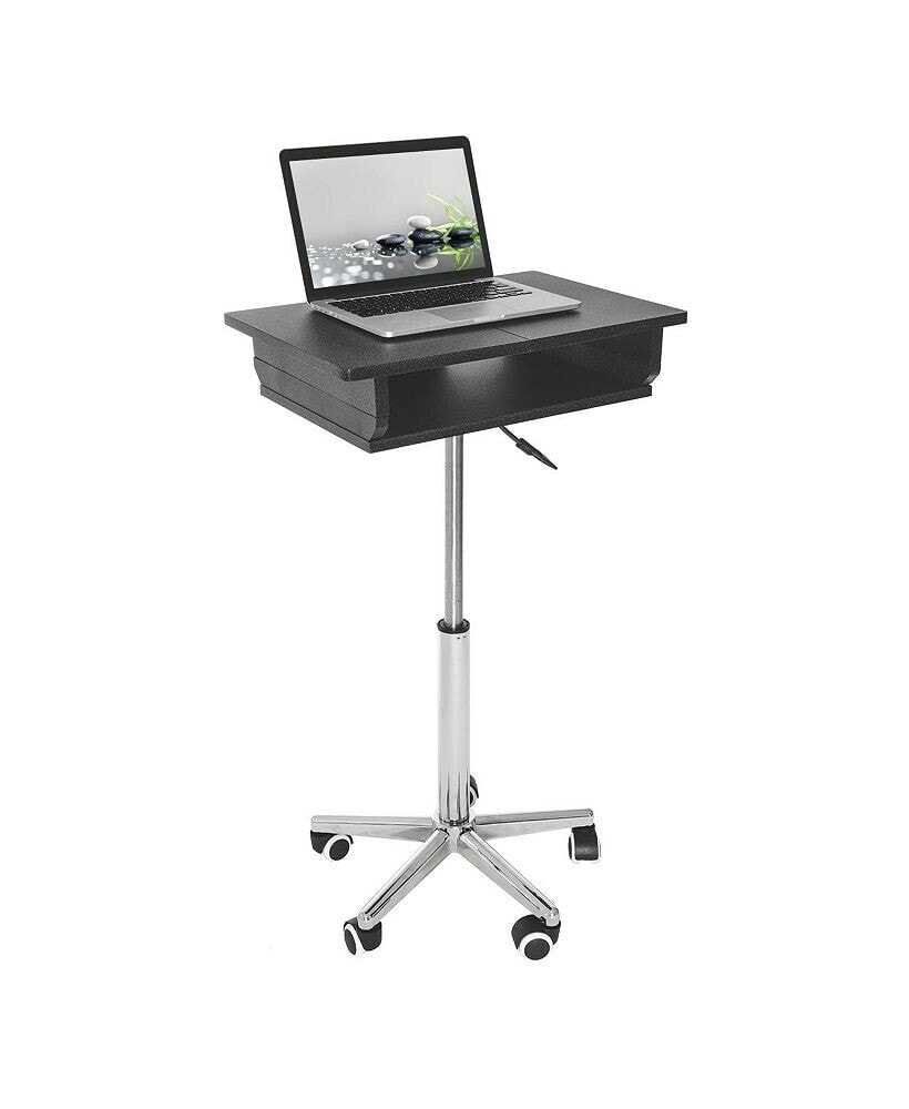 RTA Products techni Mobili Folding Table Laptop Cart