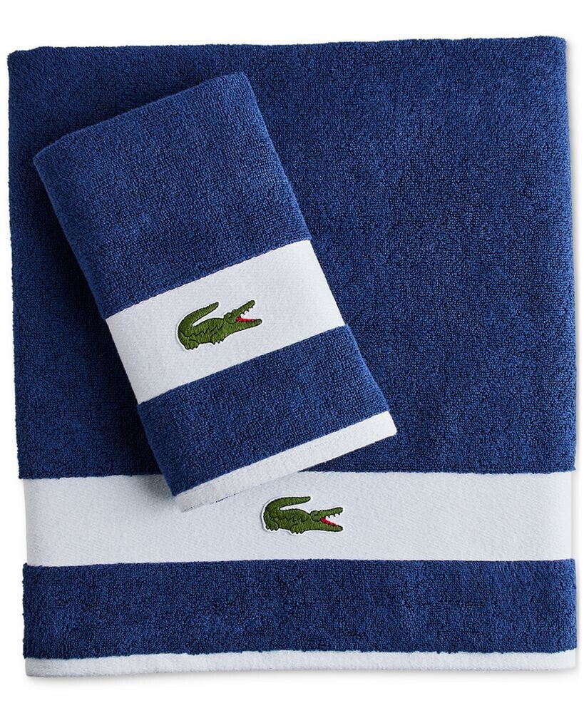 Lacoste Home lacoste Heritage Sport Stripe Cotton Bath Towel