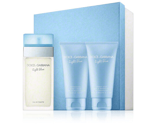 Dolce & Gabbana Light Blue 50 ml EdT Set mit Body Cream