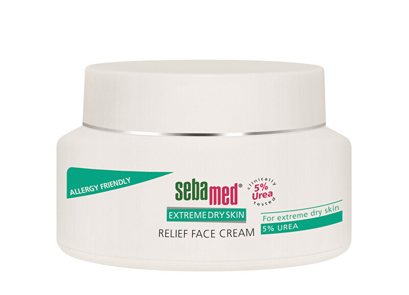Sebamed Urea Relief Face Cream Успокаивающий крем для лица с 5% мочевиной для очень сухой кожи 50 мл
