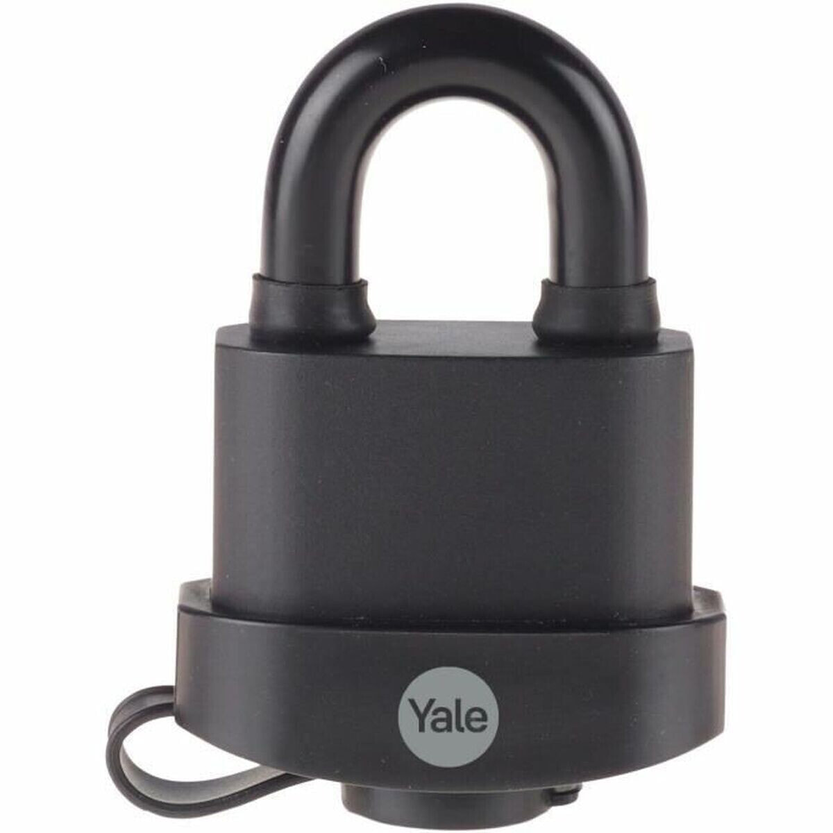 Key padlock Yale Rectangular Black