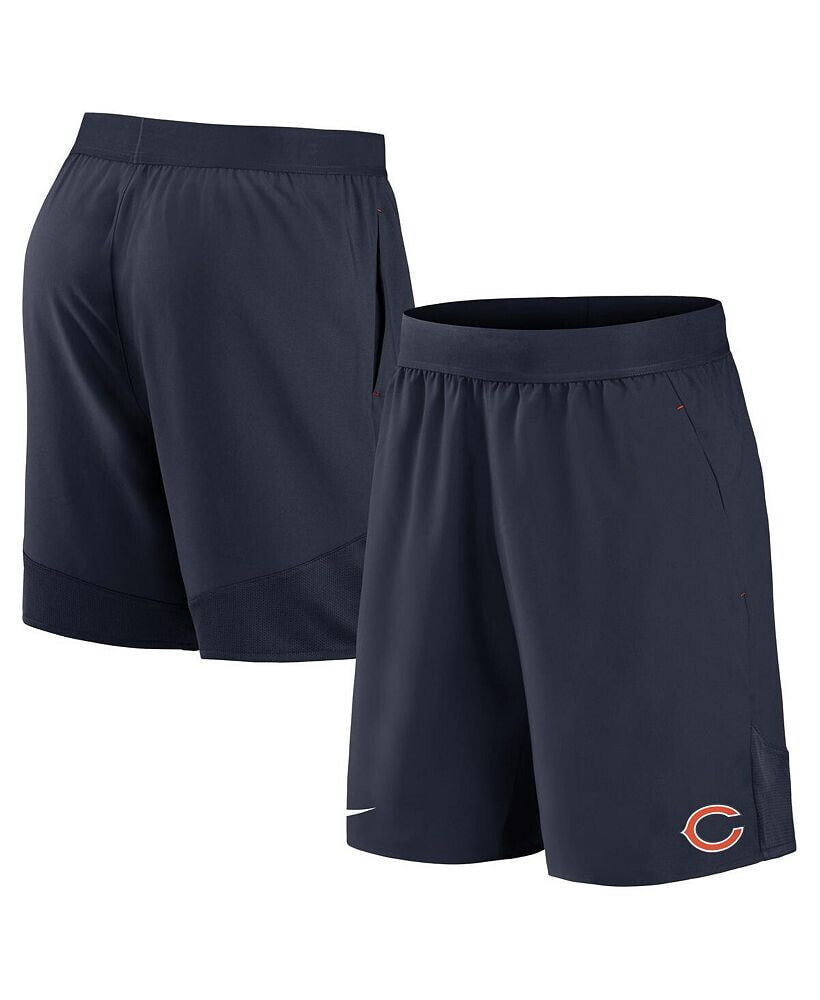 Nike men's Navy Chicago Bears Stretch Woven Shorts