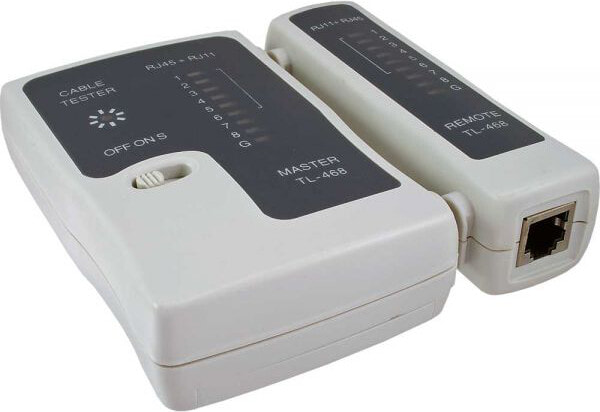 InLine Cable tester RJ45 and connectors with 9 LEDs (79998A)