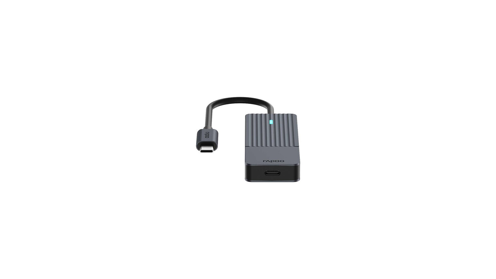 Rapoo UCH-4003 хаб-разветвитель USB 3.2 Gen 1 (3.1 Gen 1) Type-C 5000 Мбит/с Антрацит