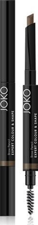 Joko Expert Colour & Shape Brow Pencil No.03 Водостойкий карандаш для бровей с кисточкой