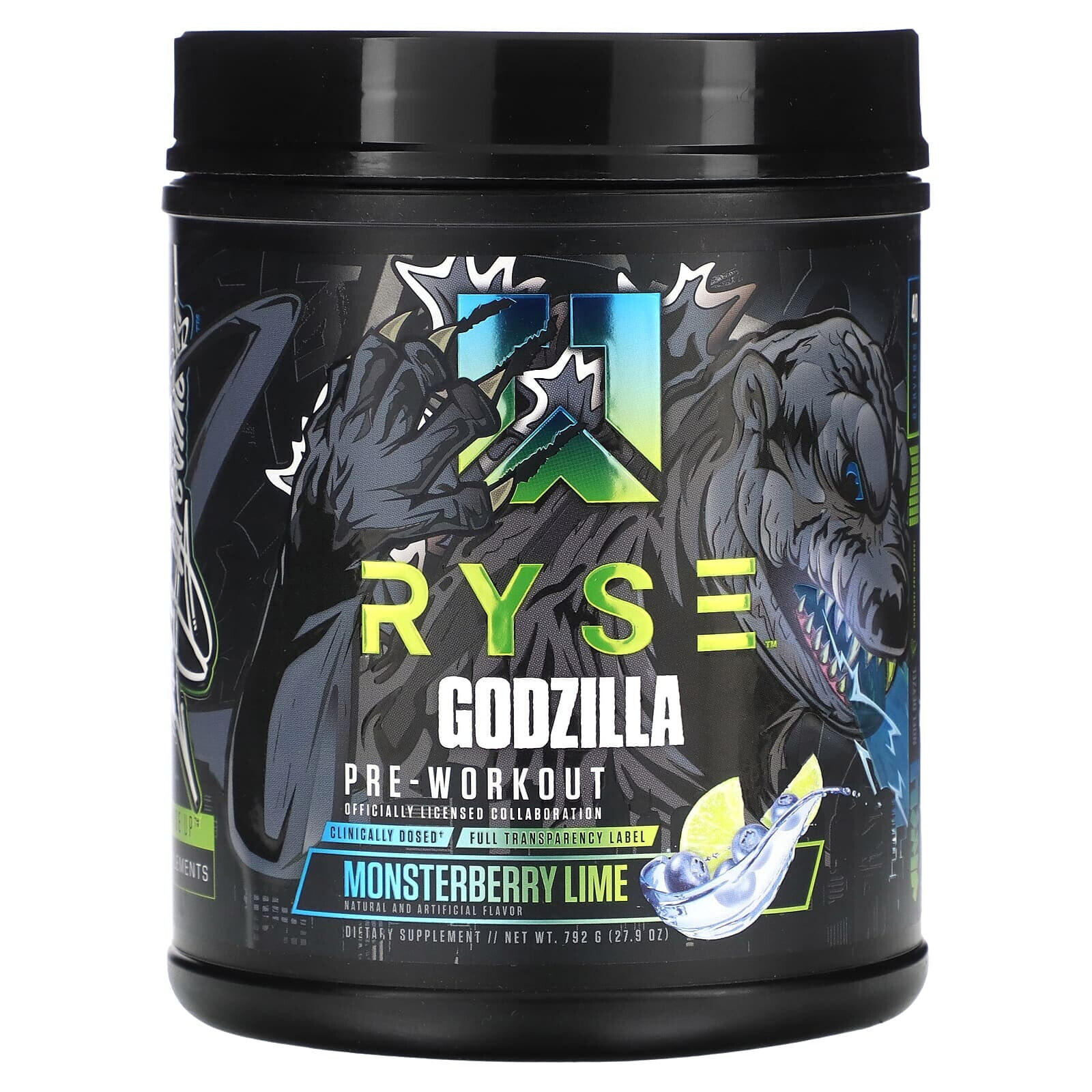 Godzilla, Pre-Workout, Monsterberry Lime, 1.74 lb (792 g)