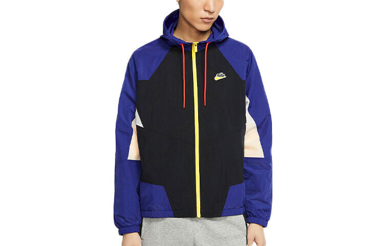 Nike Heritage Windrunner 梭织复古夹克 男款 深宝蓝 / Куртка Nike Heritage Windrunner CJ4359-455