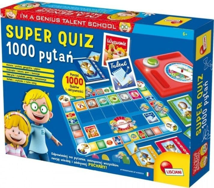 Lisciani Game IM Genius Super quiz 1000 questions