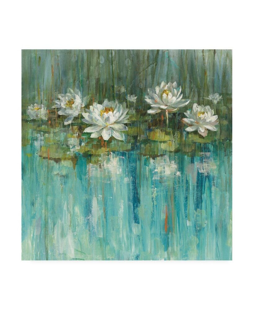 Trademark Global danhui Nai Water Lily Pond Painting Canvas Art - 15.5