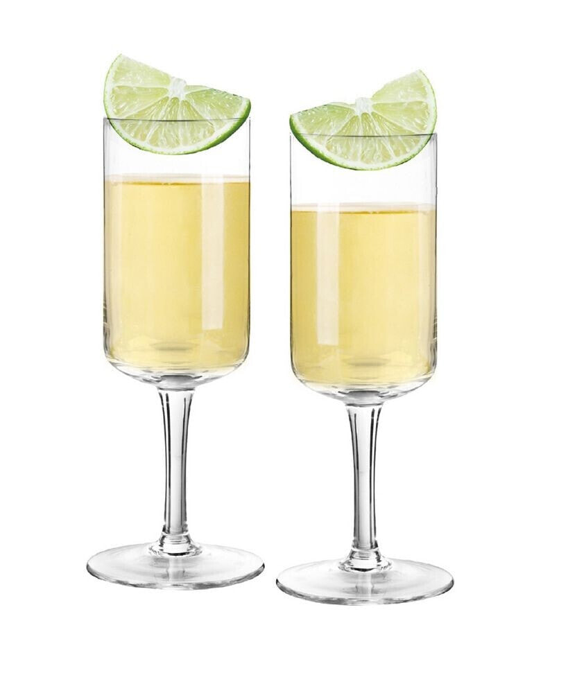 Qualia Glass tequila Glasses, Set Of 2