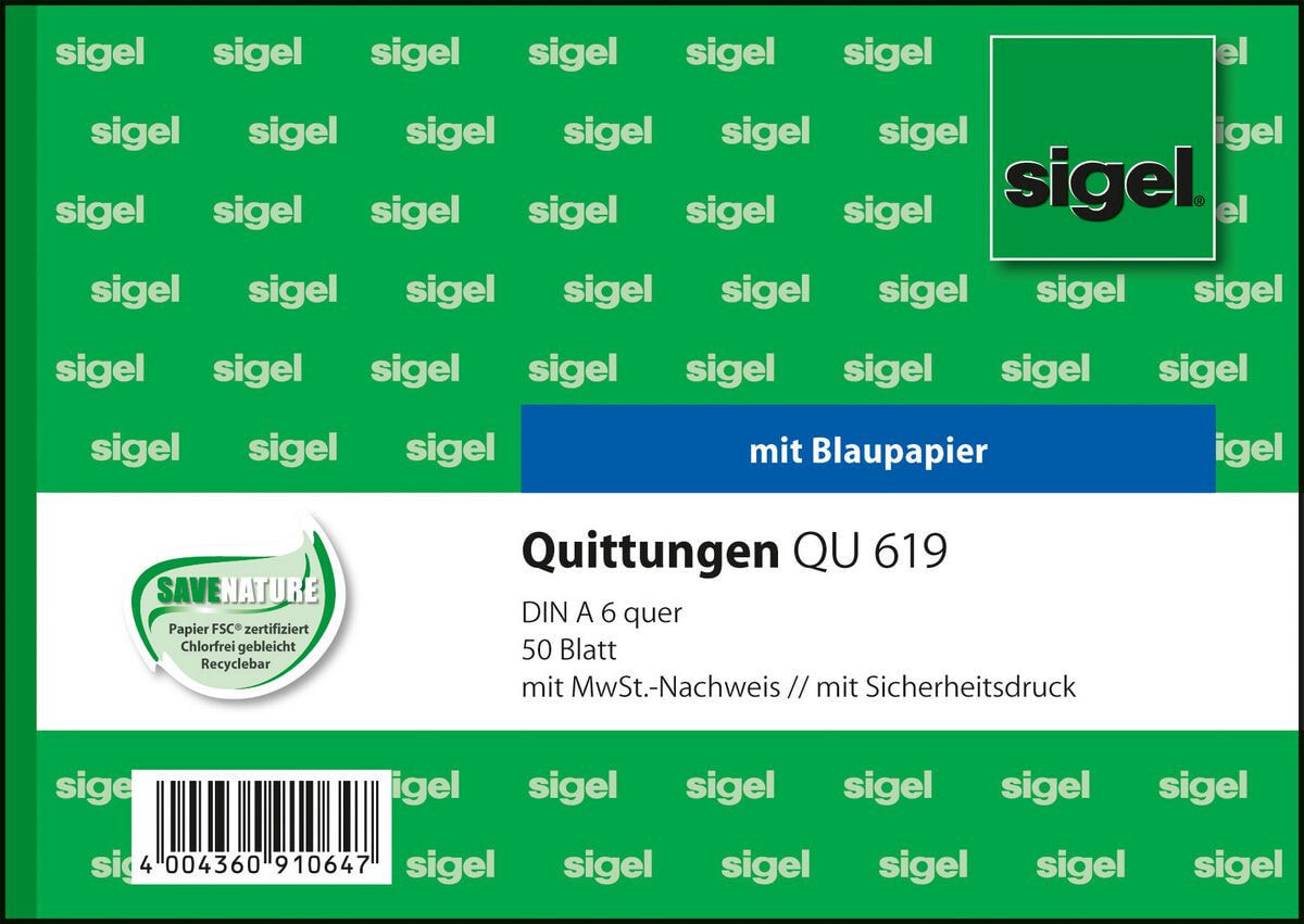 Sigel QU619 коммерческий бланк