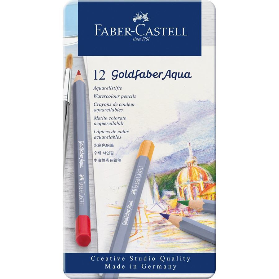 Faber-Castell Goldfaber Aqua цветной карандаш 12 шт Разноцветный 114612