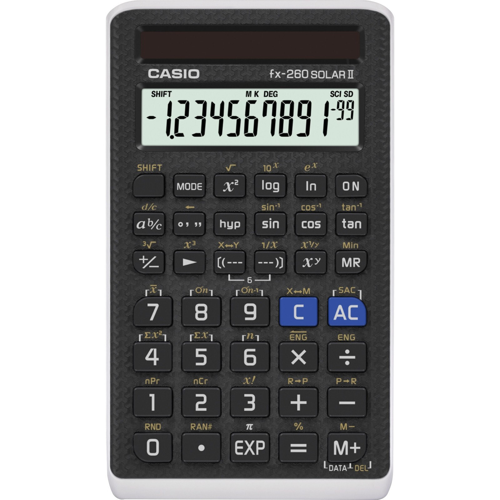 Калькулятор  Casio FX- 260 Solar II Scientific Calculator, LCD Display, Black