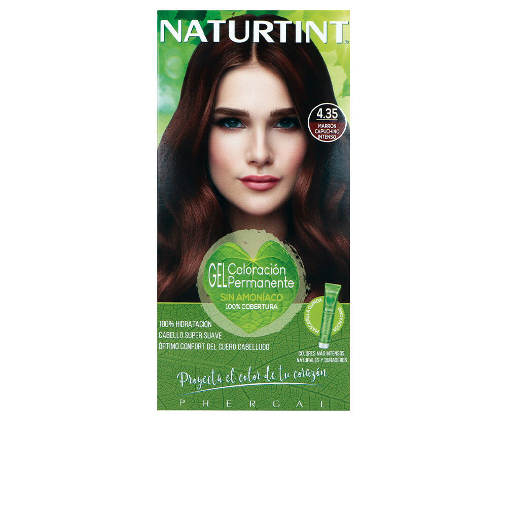 Naturtint Permanent Hair Color No.4.35  Стойкая краска для волос, без аммиака, оттенок 4.35 глубокий капучино 170 мл