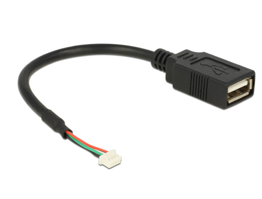 DeLOCK 84834 USB кабель 0,15 m 2.0 USB A Черный