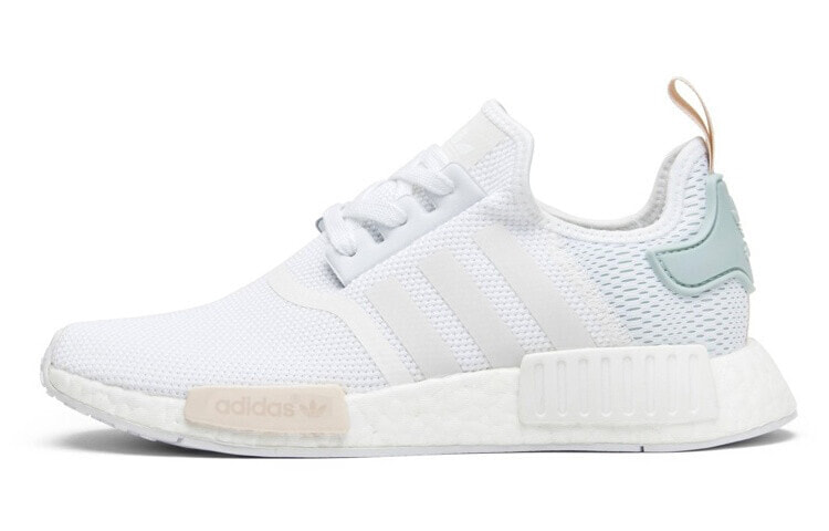 adidas originals NMD_R1 Tactile Green 耐磨减震防滑 低帮 运动休闲鞋 女款 白 / Кроссовки Adidas originals NMD_R1 BY3033