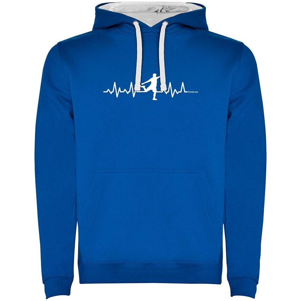 KRUSKIS Soccer Heartbeat Two-Colour Hoodie